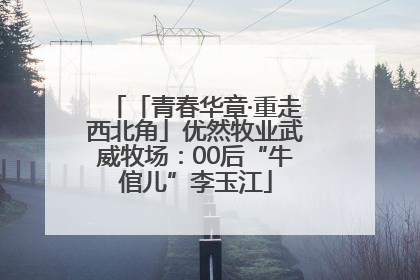 「青春华章·重走西北角」优然牧业武威牧场：00后“牛倌儿”李玉江