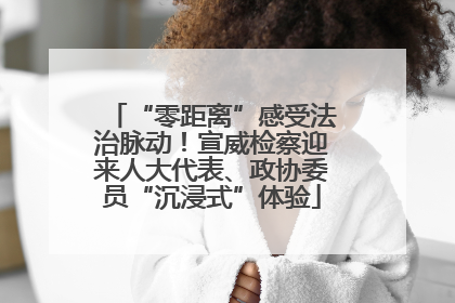 “零距离”感受法治脉动！宣威检察迎来人大代表、政协委员“沉浸式”体验