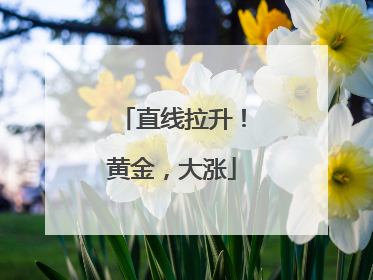 直线拉升！黄金，大涨