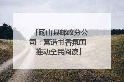 砀山县邮政分公司：营造书香氛围 推动全民阅读