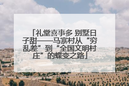 礼堂喜事多 别墅日子甜——马寨村从“穷乱差”到“全国文明村庄”的蝶变之路