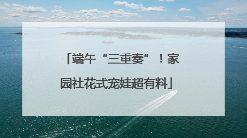 端午“三重奏”！家园社花式宠娃超有料