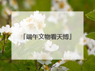 端午文物看天博