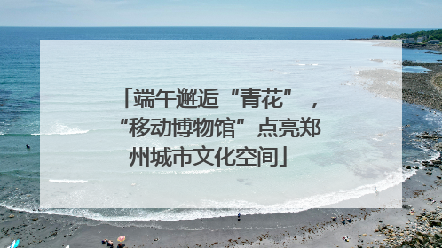 端午邂逅“青花”，“移动博物馆”点亮郑州城市文化空间