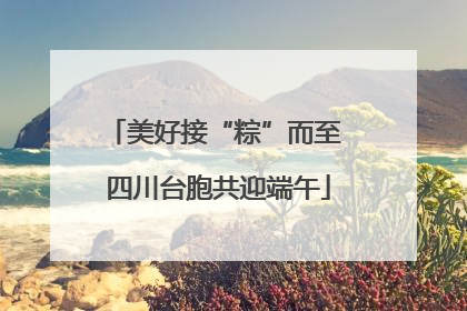 美好接“粽”而至 四川台胞共迎端午