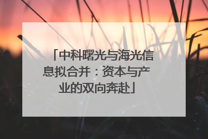 中科曙光与海光信息拟合并：资本与产业的双向奔赴