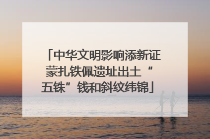 中华文明影响添新证 蒙扎铁佩遗址出土“五铢”钱和斜纹纬锦