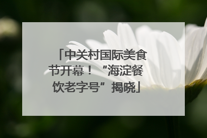 中关村国际美食节开幕！“海淀餐饮老字号”揭晓