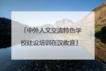 中外人文交流特色学校建设培训在汉收官