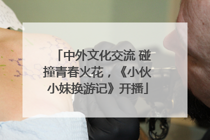 中外文化交流 碰撞青春火花，《小伙小妹换游记》开播