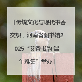 传统文化与现代书香交织，河南省图书馆2025“艾香书韵·端午雅集”举办