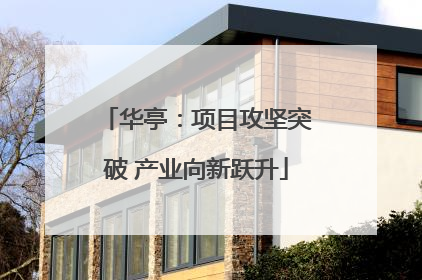 华亭：项目攻坚突破 产业向新跃升