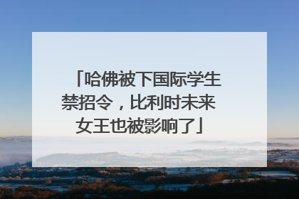 哈佛被下国际学生禁招令，比利时未来女王也被影响了
