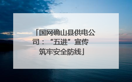 国网确山县供电公司：“五进”宣传 筑牢安全防线