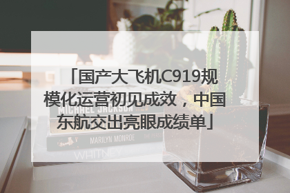 国产大飞机C919规模化运营初见成效，中国东航交出亮眼成绩单
