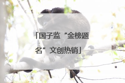 国子监“金榜题名”文创热销