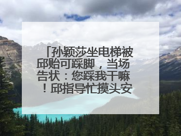 孙颖莎坐电梯被邱贻可踩脚，当场告状：您踩我干嘛！邱指导忙摸头安慰：这孩子