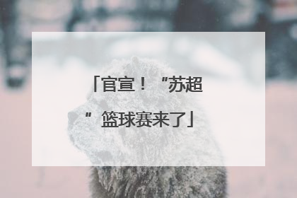 官宣！“苏超”篮球赛来了