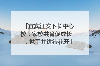 宜宾江安下长中心校：家校共育促成长，携手并进待花开