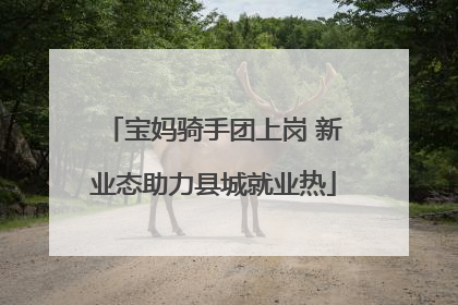 宝妈骑手团上岗 新业态助力县城就业热