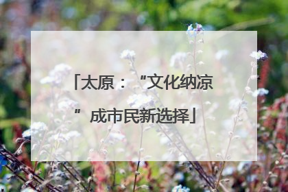 太原：“文化纳凉”成市民新选择