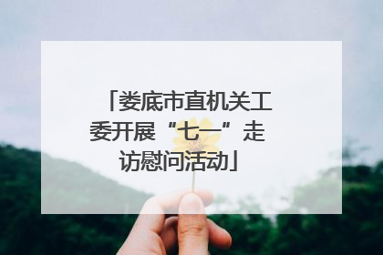 娄底市直机关工委开展“七一”走访慰问活动