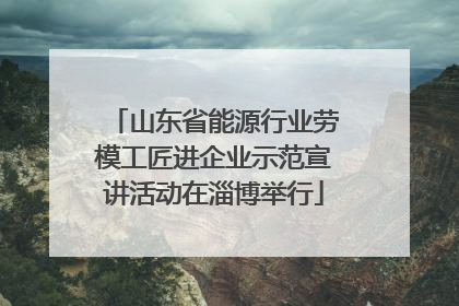 山东省能源行业劳模工匠进企业示范宣讲活动在淄博举行