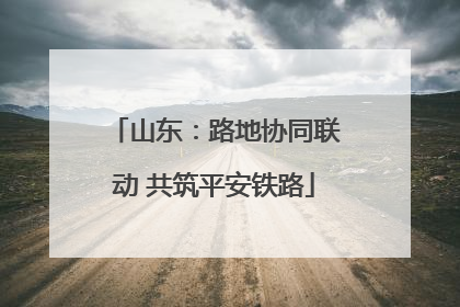 山东：路地协同联动 共筑平安铁路