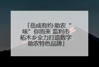 岳成有约·助农“味”你而来 监利市柘木乡全力打造数字助农特色品牌