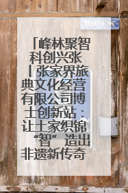 峰林聚智 科创兴张丨张家界旅典文化经营有限公司博士创新站：让土家织锦“智”造出非遗新传奇