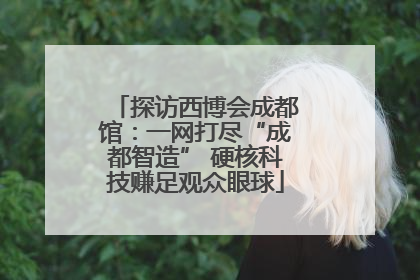 探访西博会成都馆：一网打尽“成都智造” 硬核科技赚足观众眼球