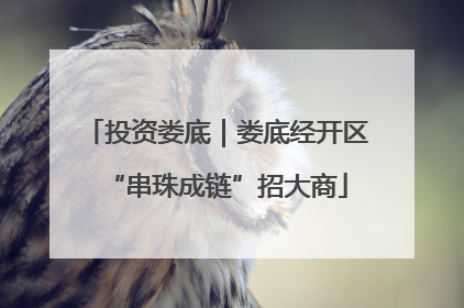 投资娄底｜娄底经开区“串珠成链”招大商