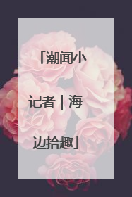 潮闻小记者｜海边拾趣
