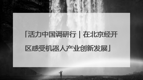 活力中国调研行｜在北京经开区感受机器人产业创新发展
