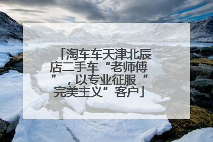 淘车车天津北辰店二手车“老师傅”，以专业征服“完美主义”客户