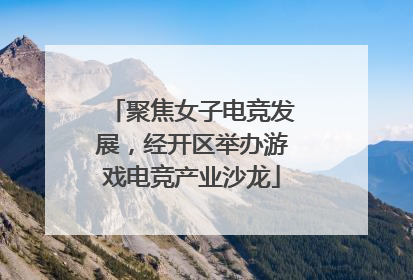 聚焦女子电竞发展，经开区举办游戏电竞产业沙龙