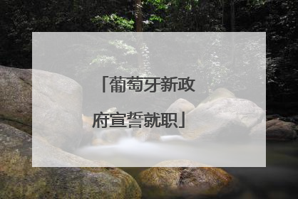 葡萄牙新政府宣誓就职
