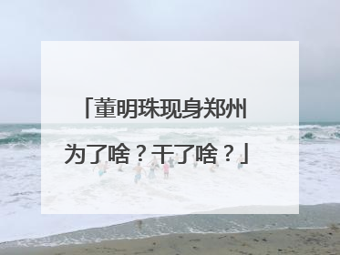 董明珠现身郑州 为了啥？干了啥？