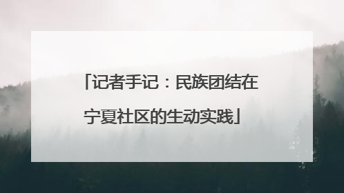 记者手记：民族团结在宁夏社区的生动实践