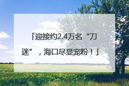 迎接约2.4万名“刀迷”，海口尽显宠粉！