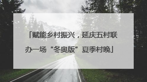 赋能乡村振兴，延庆五村联办一场“冬奥版”夏季村晚
