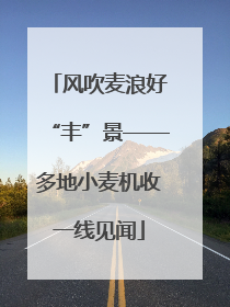 风吹麦浪好“丰”景——多地小麦机收一线见闻