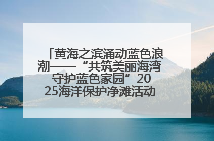 黄海之滨涌动蓝色浪潮——“共筑美丽海湾 守护蓝色家园”2025海洋保护净滩活动暨“美丽江苏—江河湖海青蓝行”海洋篇在连云港举行