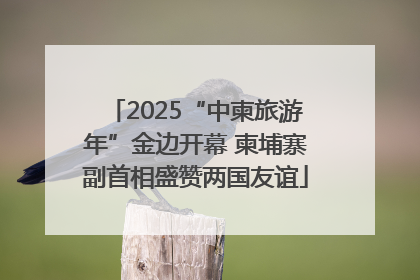 2025“中柬旅游年”金边开幕 柬埔寨副首相盛赞两国友谊