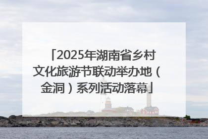 2025年湖南省乡村文化旅游节联动举办地（金洞）系列活动落幕