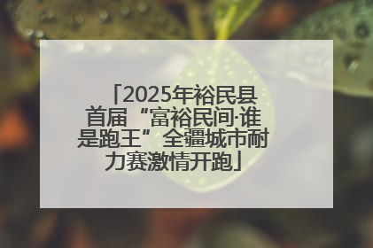 2025年裕民县首届“富裕民间·谁是跑王”全疆城市耐力赛激情开跑