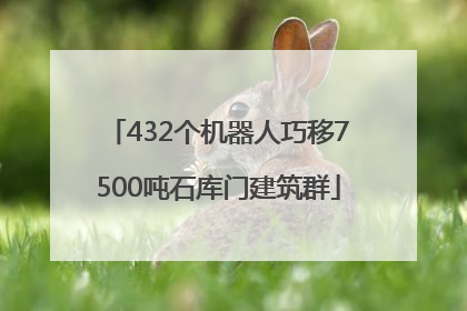 432个机器人巧移7500吨石库门建筑群