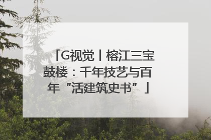 G视觉丨榕江三宝鼓楼：千年技艺与百年“活建筑史书”