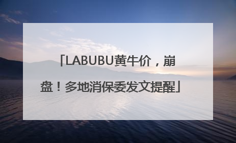 LABUBU黄牛价，崩盘！多地消保委发文提醒